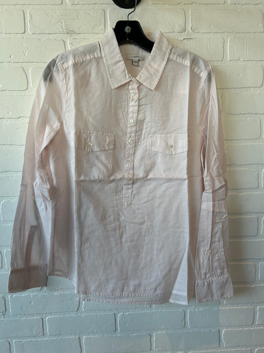 Top Long Sleeve By J. Crew In Pink, Size: S