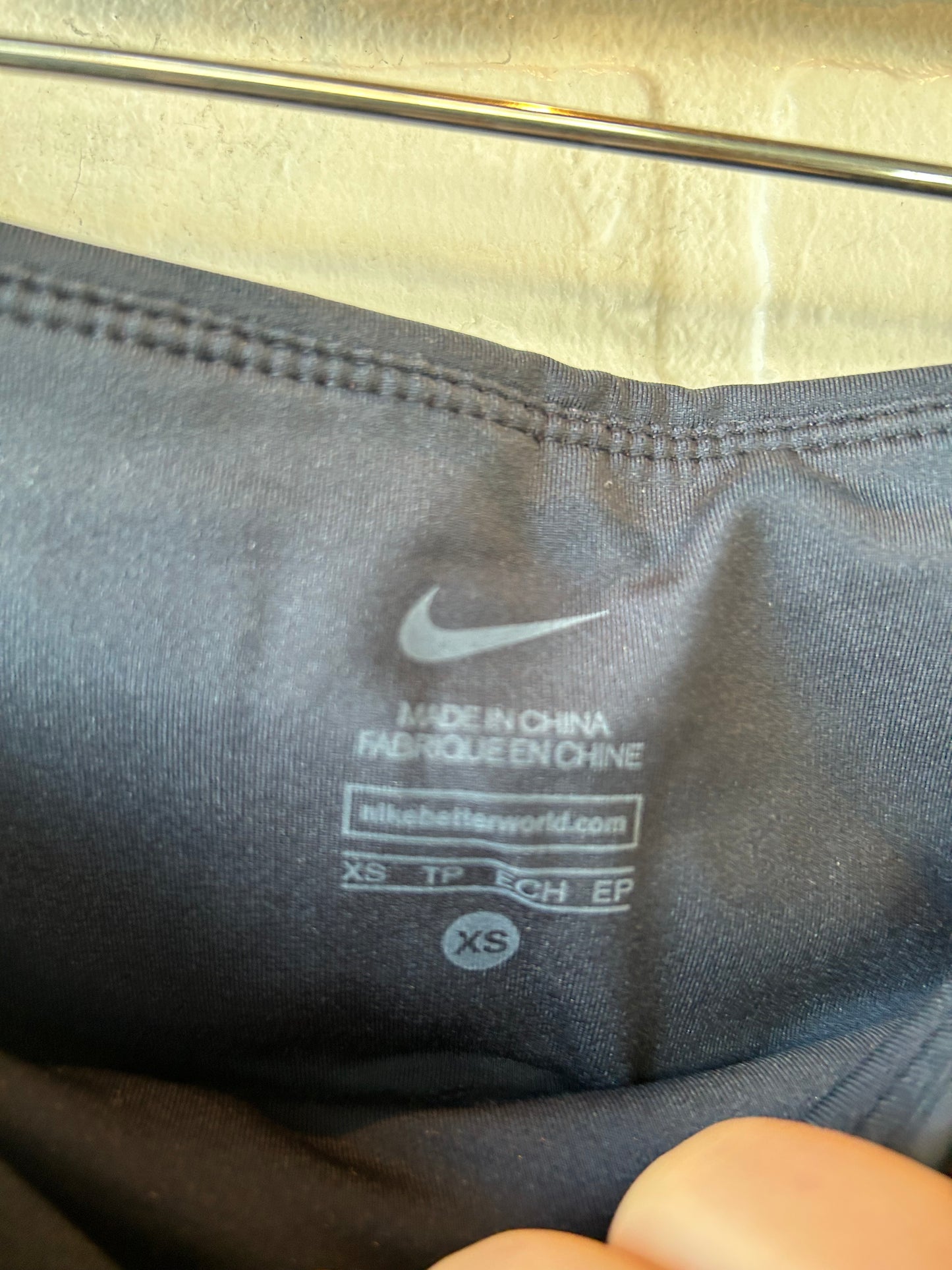 Athletic Leggings By Nike In Black, Size: 0