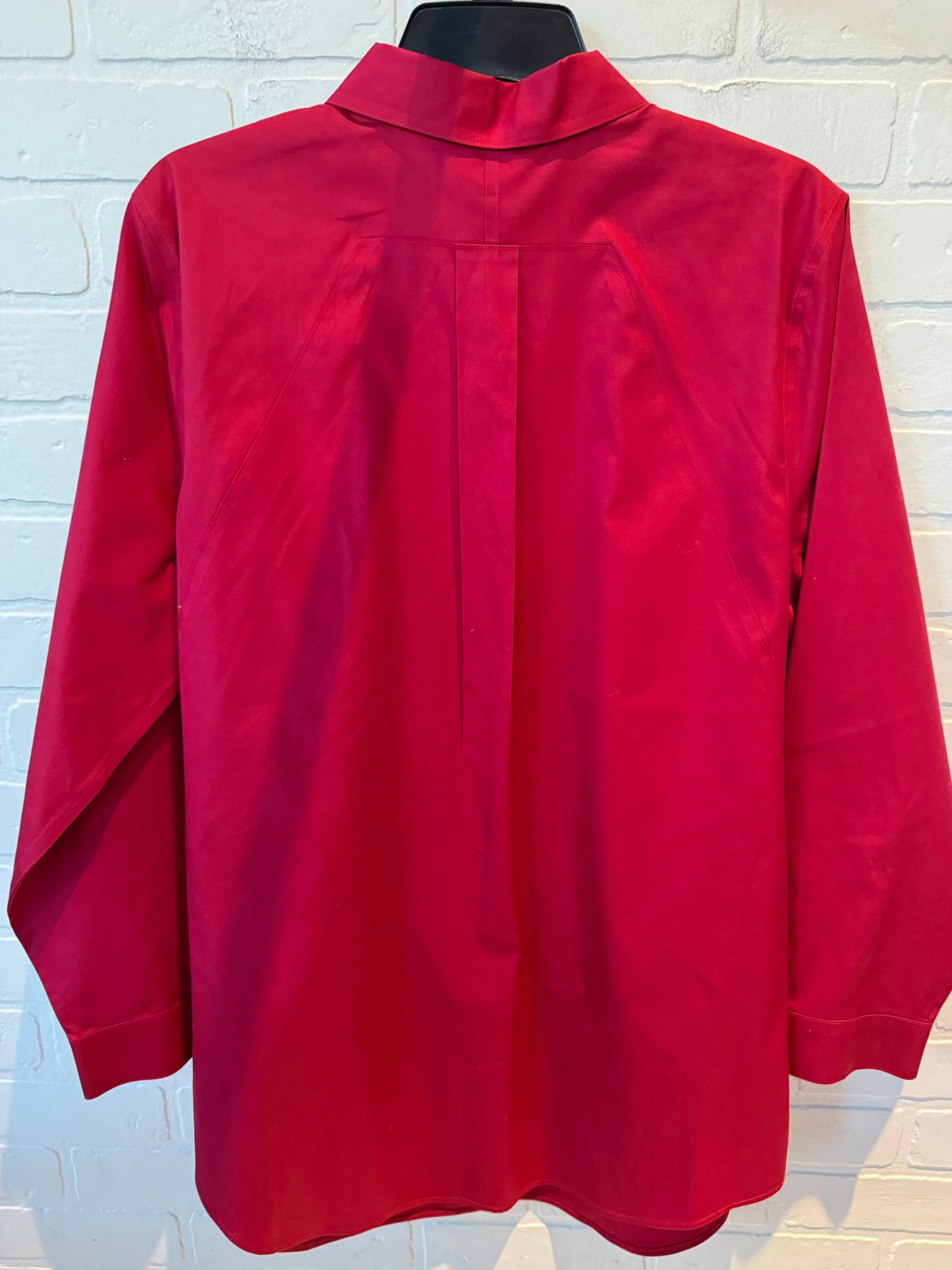 Top Long Sleeve By Chicos In Red, Size: Xl