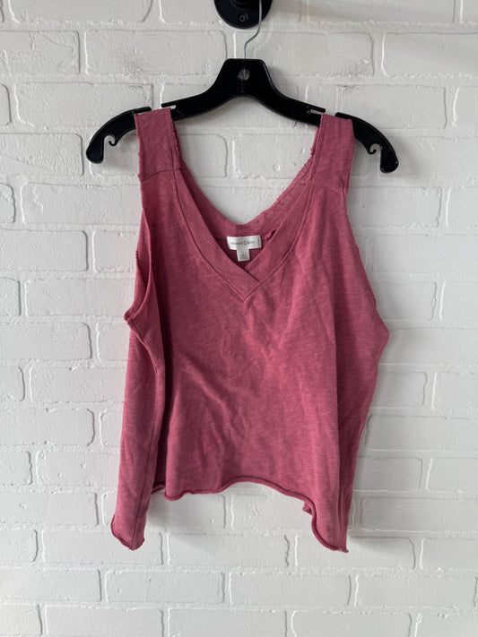 Top Sleeveless By Treasure And Bond In Pink, Size: L