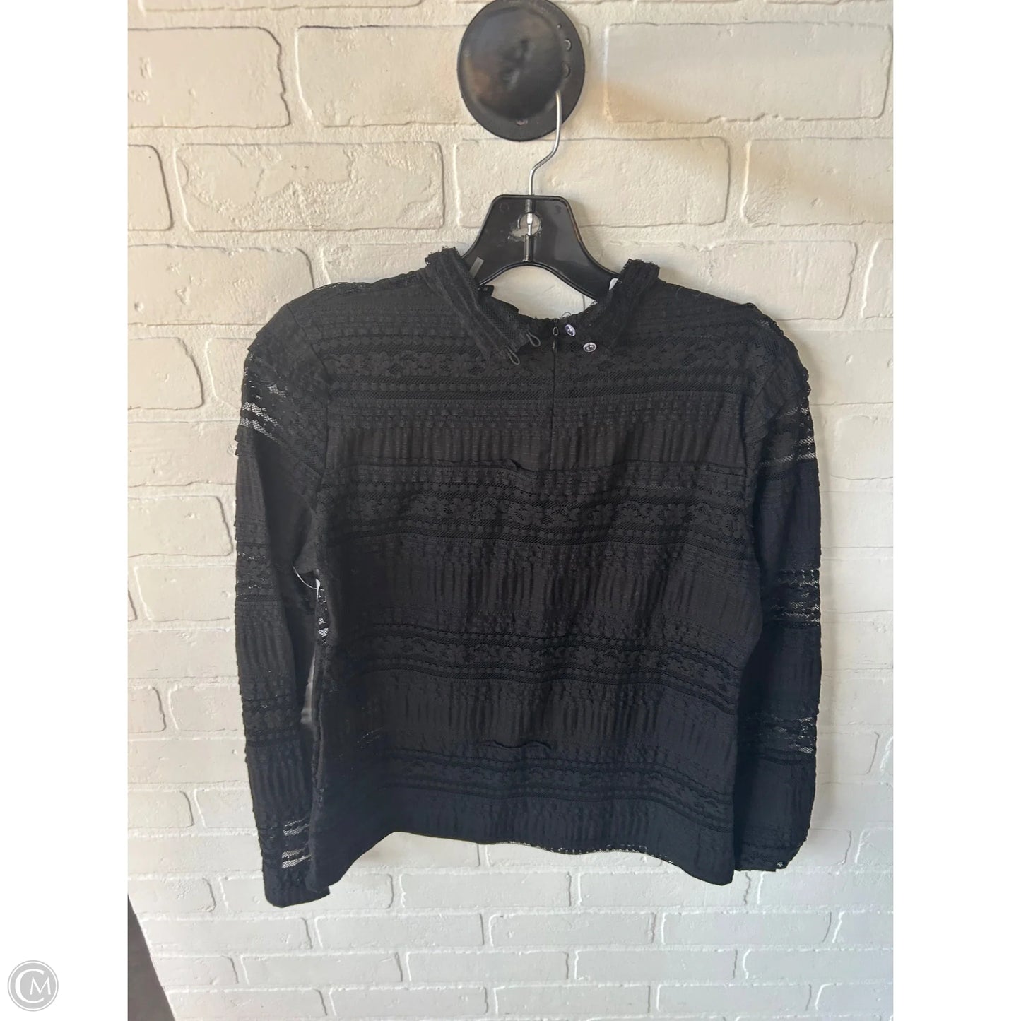 Top Long Sleeve By Endless Rose In Black, Size: M