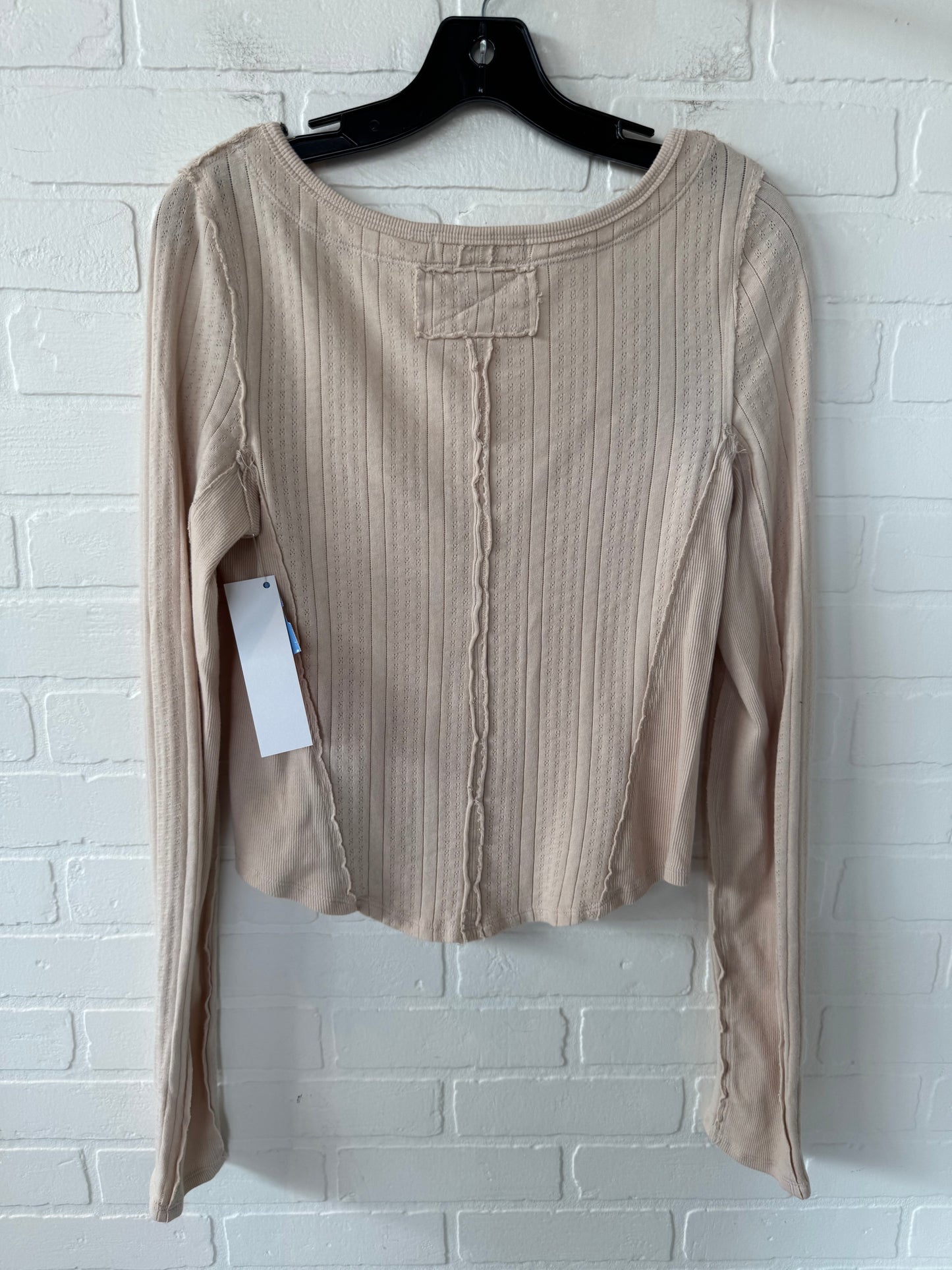 Top Long Sleeve By We The Free In Tan, Size: L