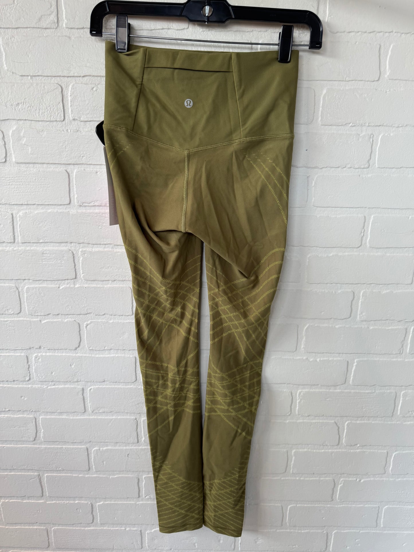 Athletic Leggings By Lululemon In Green, Size: 4