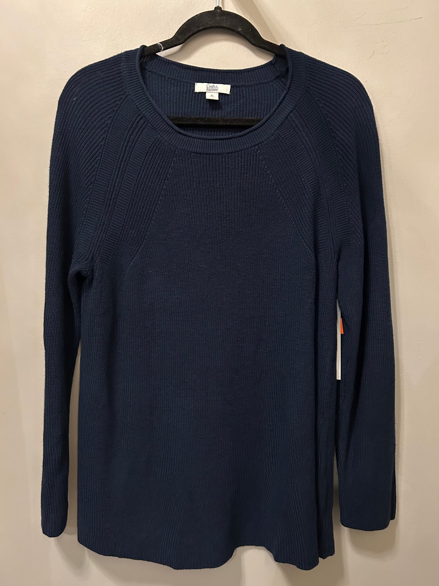 Sweater By Croft And Barrow In Blue, Size: Xl