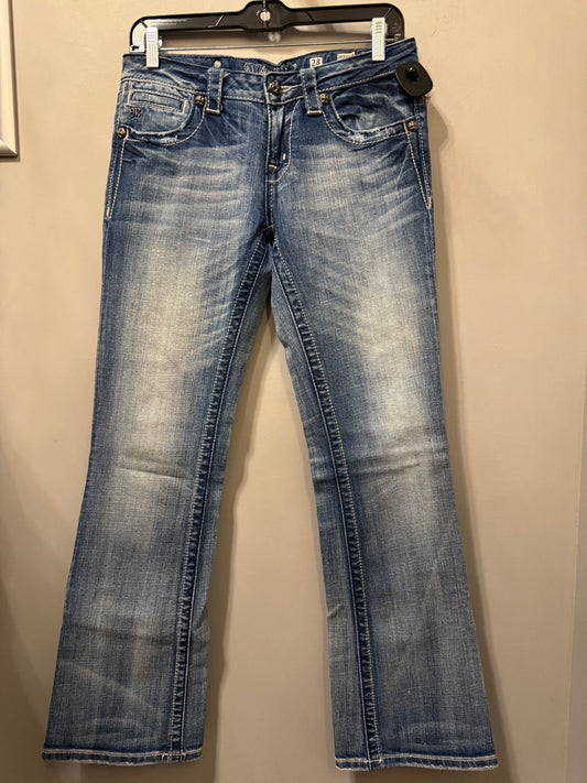 Jeans Boot Cut By Miss Me In Blue Denim, Size: 6