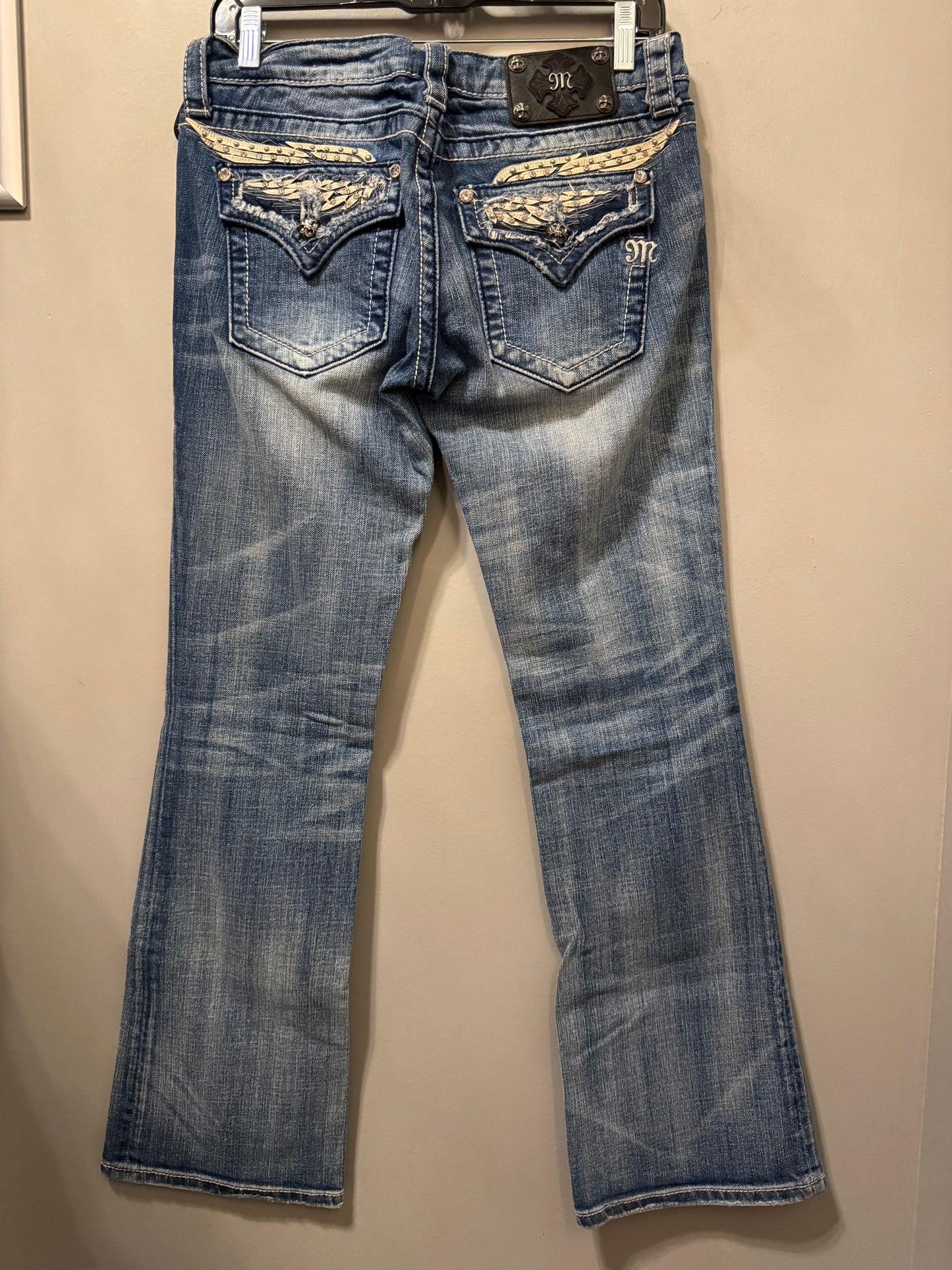 Jeans Boot Cut By Miss Me In Blue Denim, Size: 6