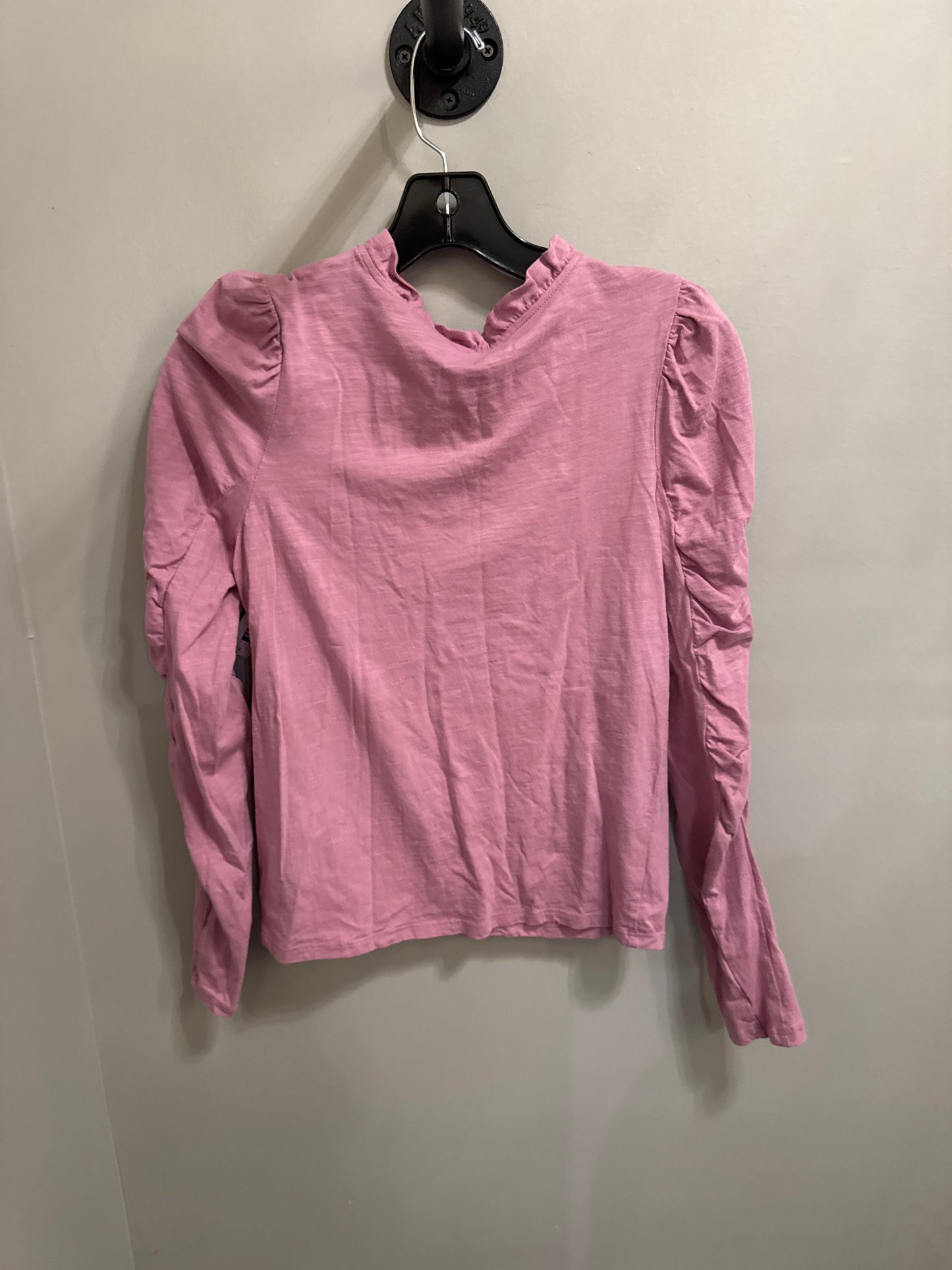 Top Long Sleeve By Maeve In Pink, Size: Xs