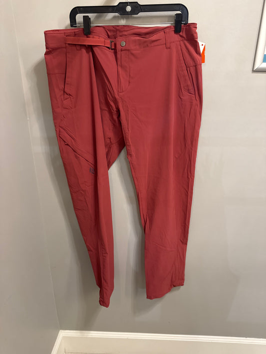 Athletic Pants By Black Diamond In Red, Size: 14