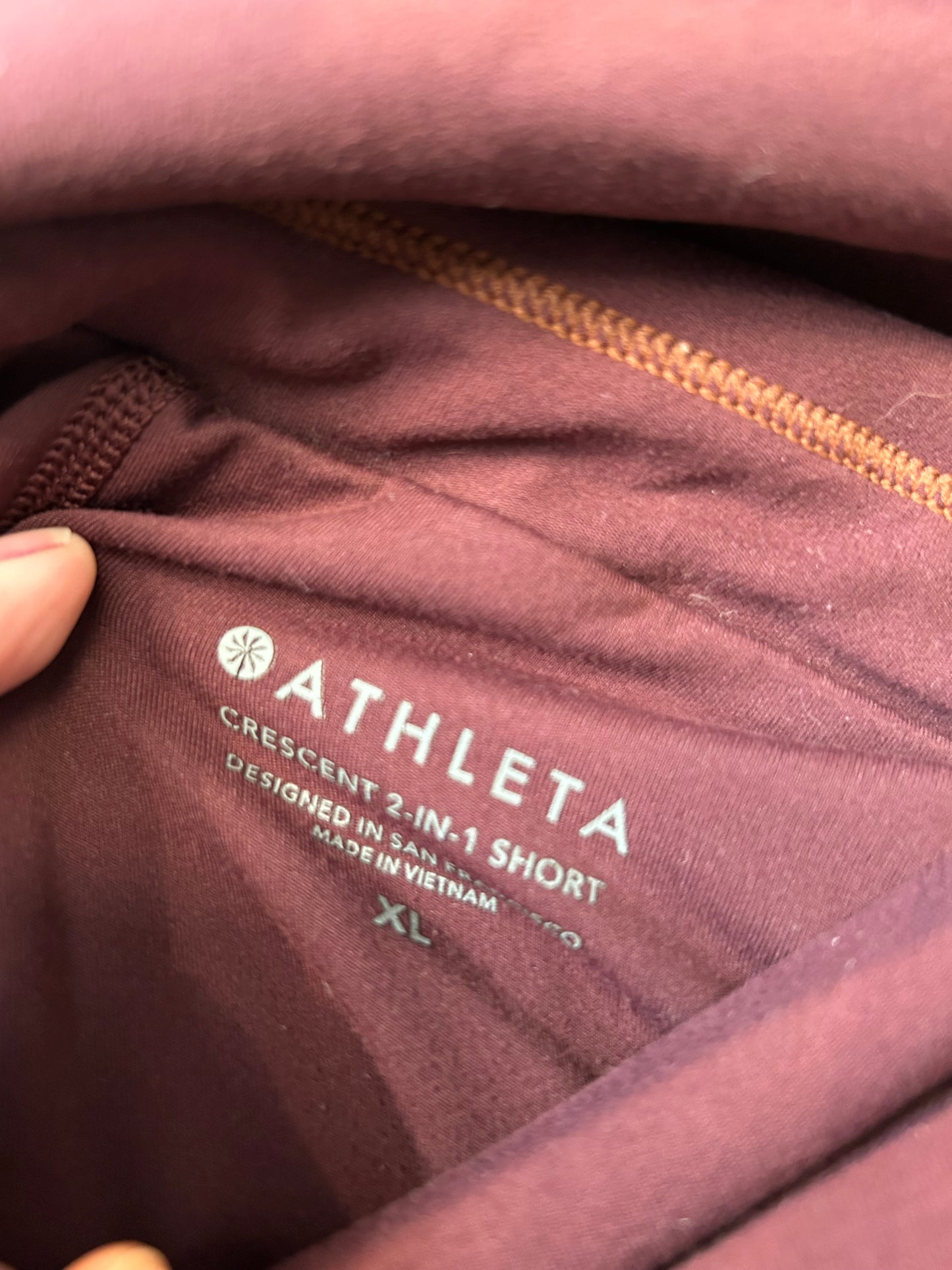 Athletic Shorts By Athleta In Brown, Size: 14