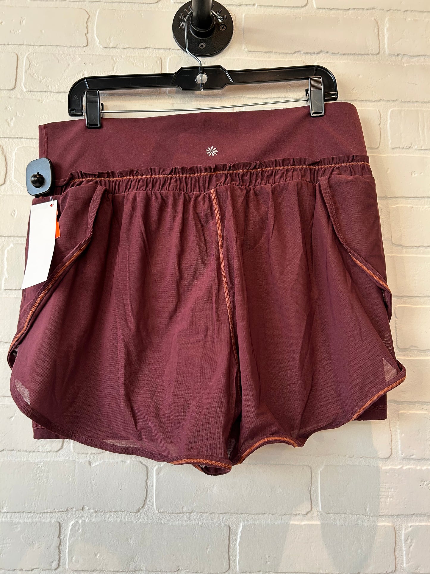 Athletic Shorts By Athleta In Brown, Size: 14