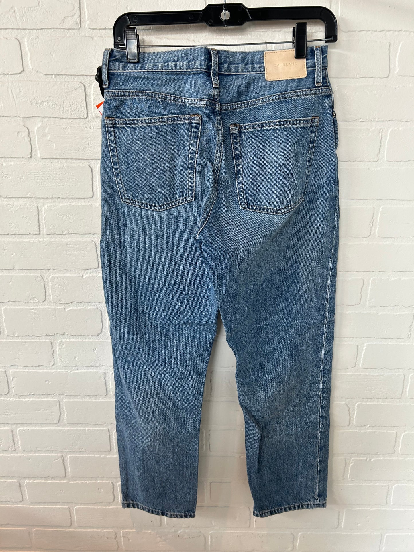 Jeans Straight By Everlane In Blue Denim, Size: 4