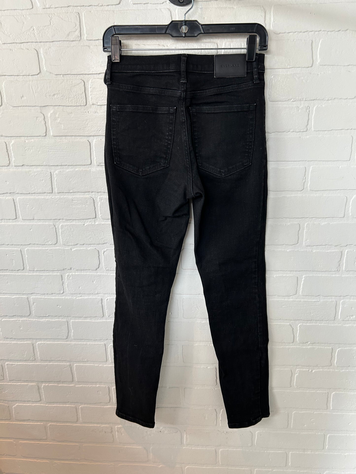 Jeans Skinny By Everlane In Black Denim, Size: 4