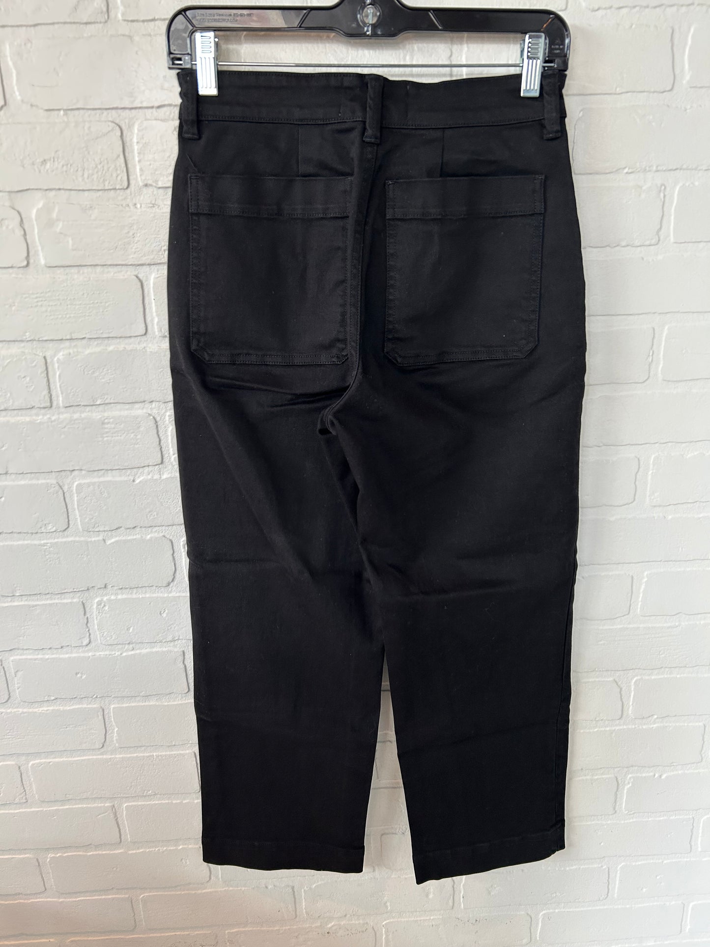 Jeans Cropped By Everlane In Black Denim, Size: 0