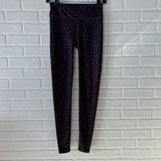 Athletic Leggings By Joy Lab In Black & Purple, Size: 0