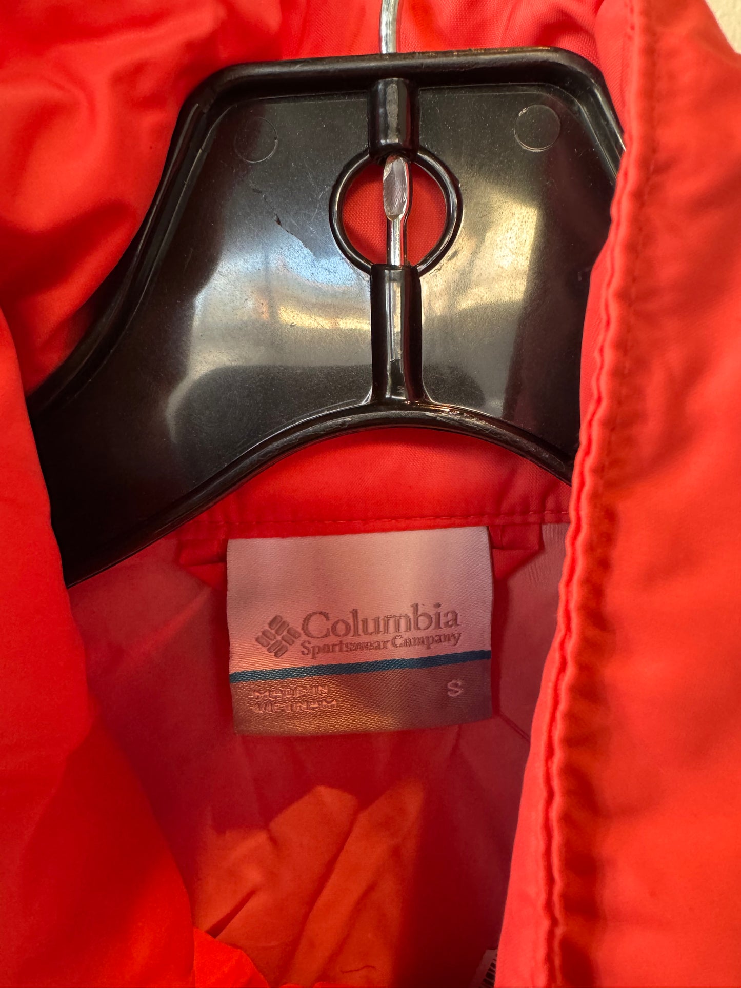 Athletic Jacket By Columbia In Orange, Size: S