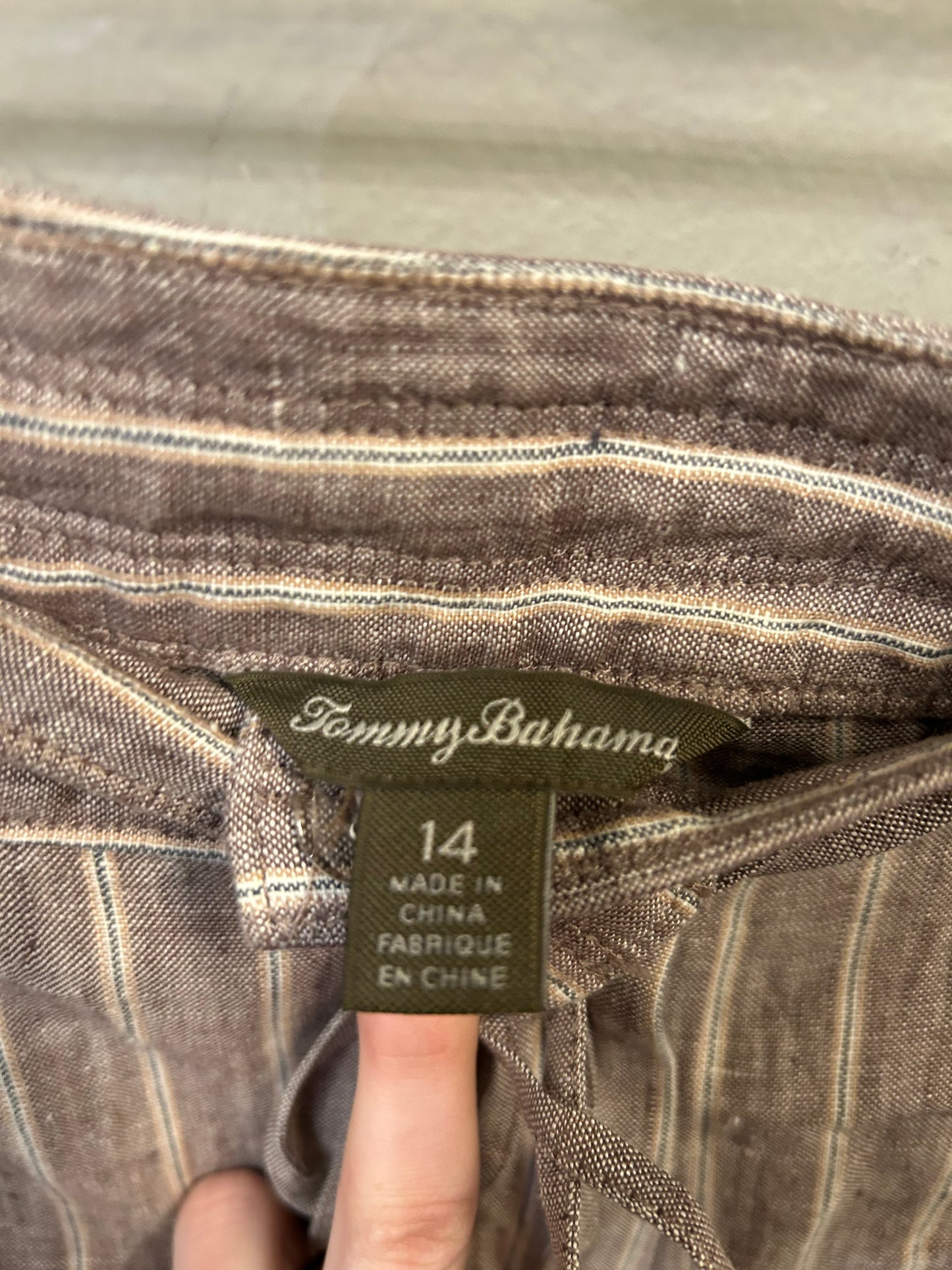 Pants Leggings By Tommy Bahama In Tan, Size: 14