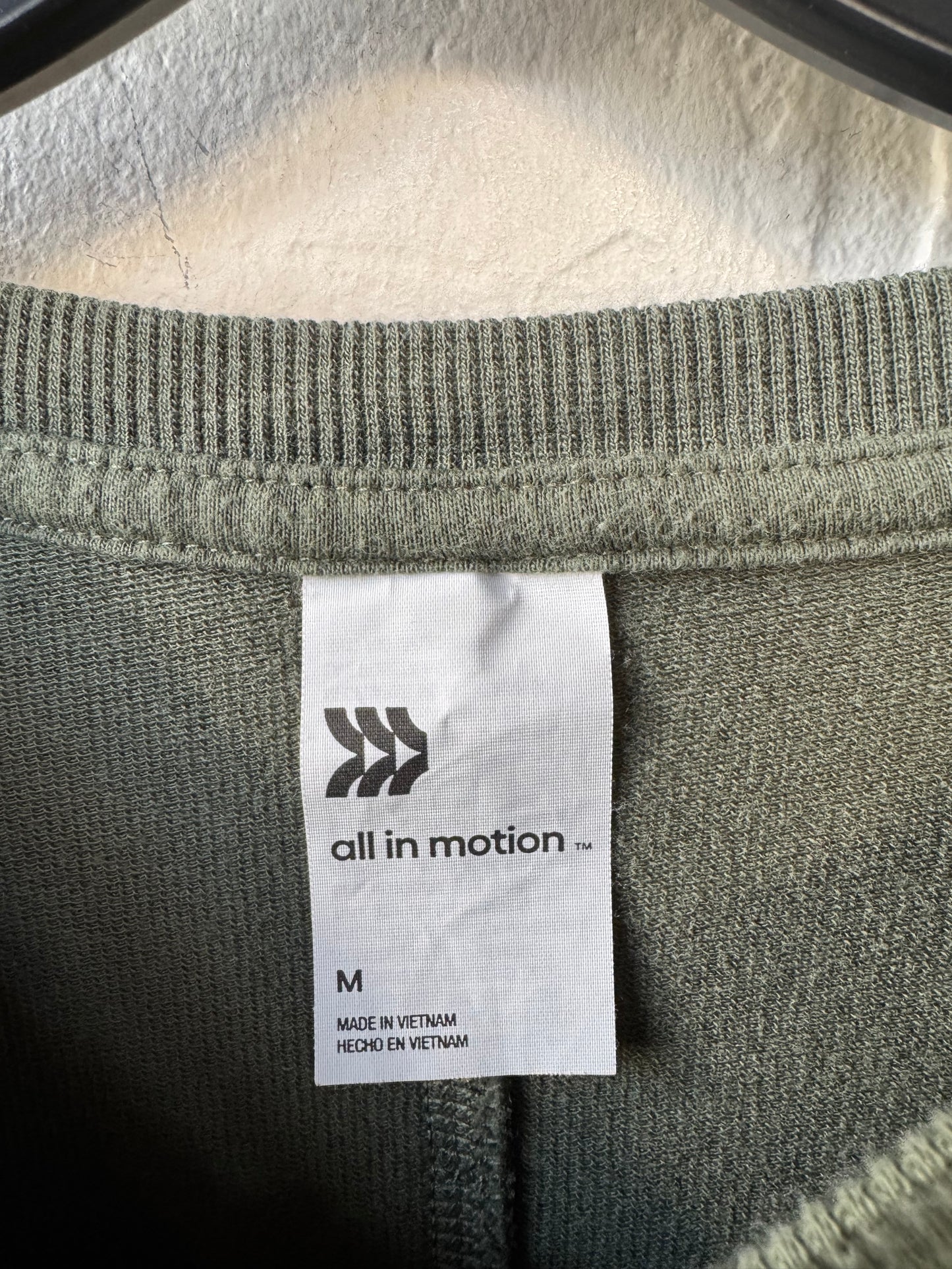 Sweatshirt Crewneck By All In Motion In Green, Size: M