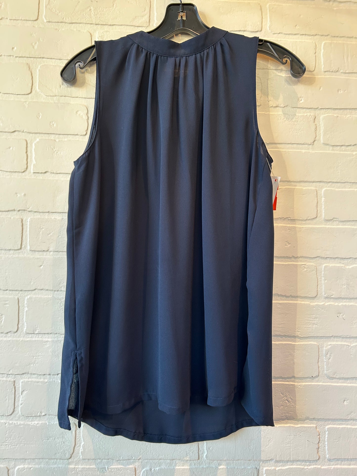 Top Sleeveless By Loft In Blue, Size: L