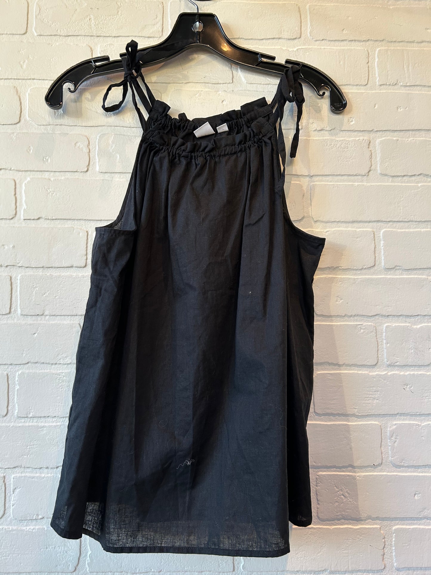 Top Sleeveless By Gap In Black, Size: S