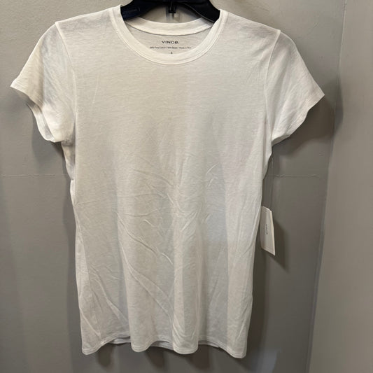 Top Short Sleeve Basic By Vince In White, Size: S