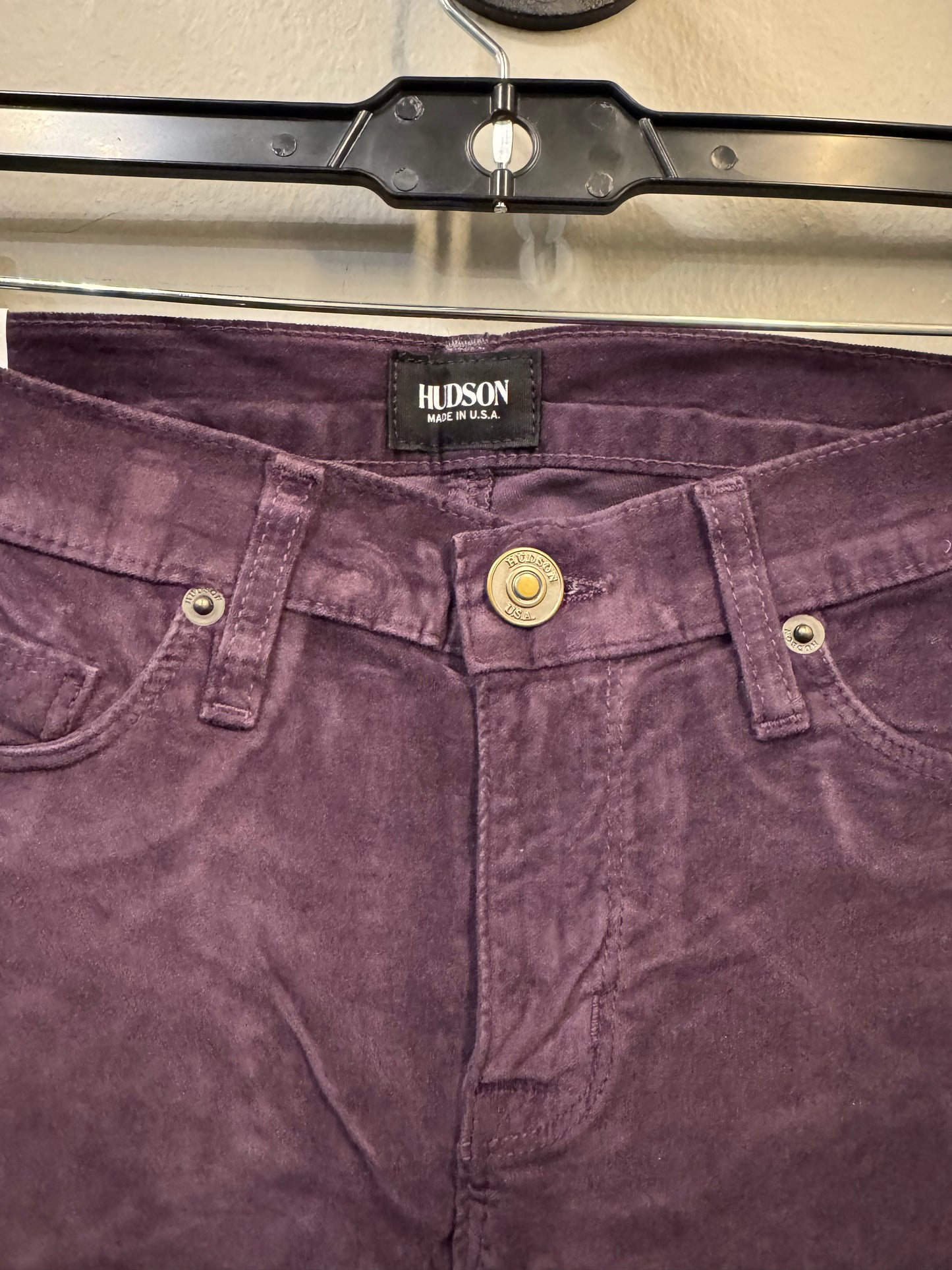 Pants Corduroy By Hudson In Purple, Size: 2