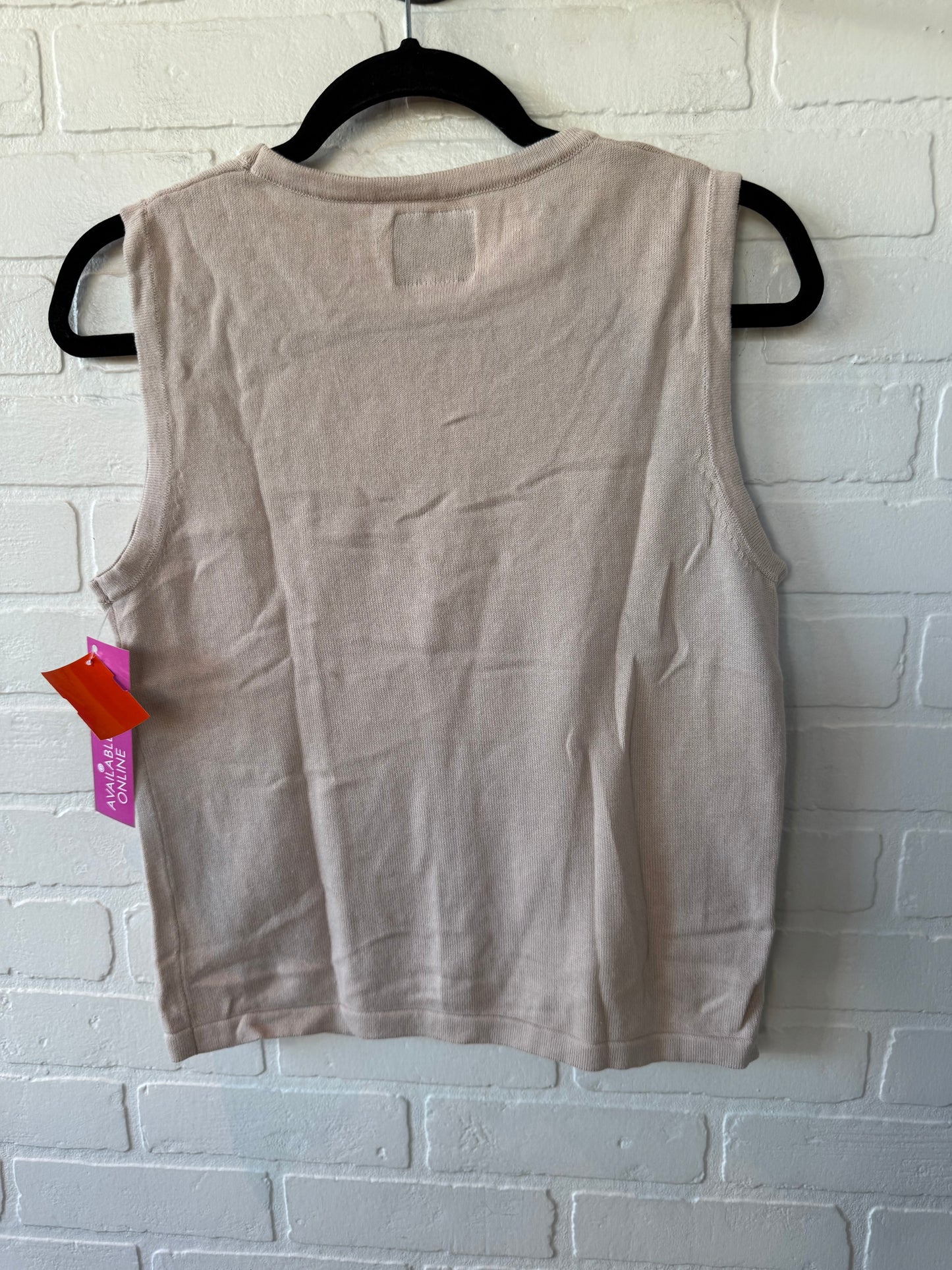 Top Sleeveless Basic By allfenix In Tan, Size: S