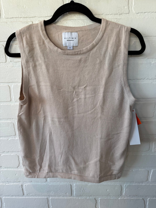 Top Sleeveless Basic By allfenix In Tan, Size: S