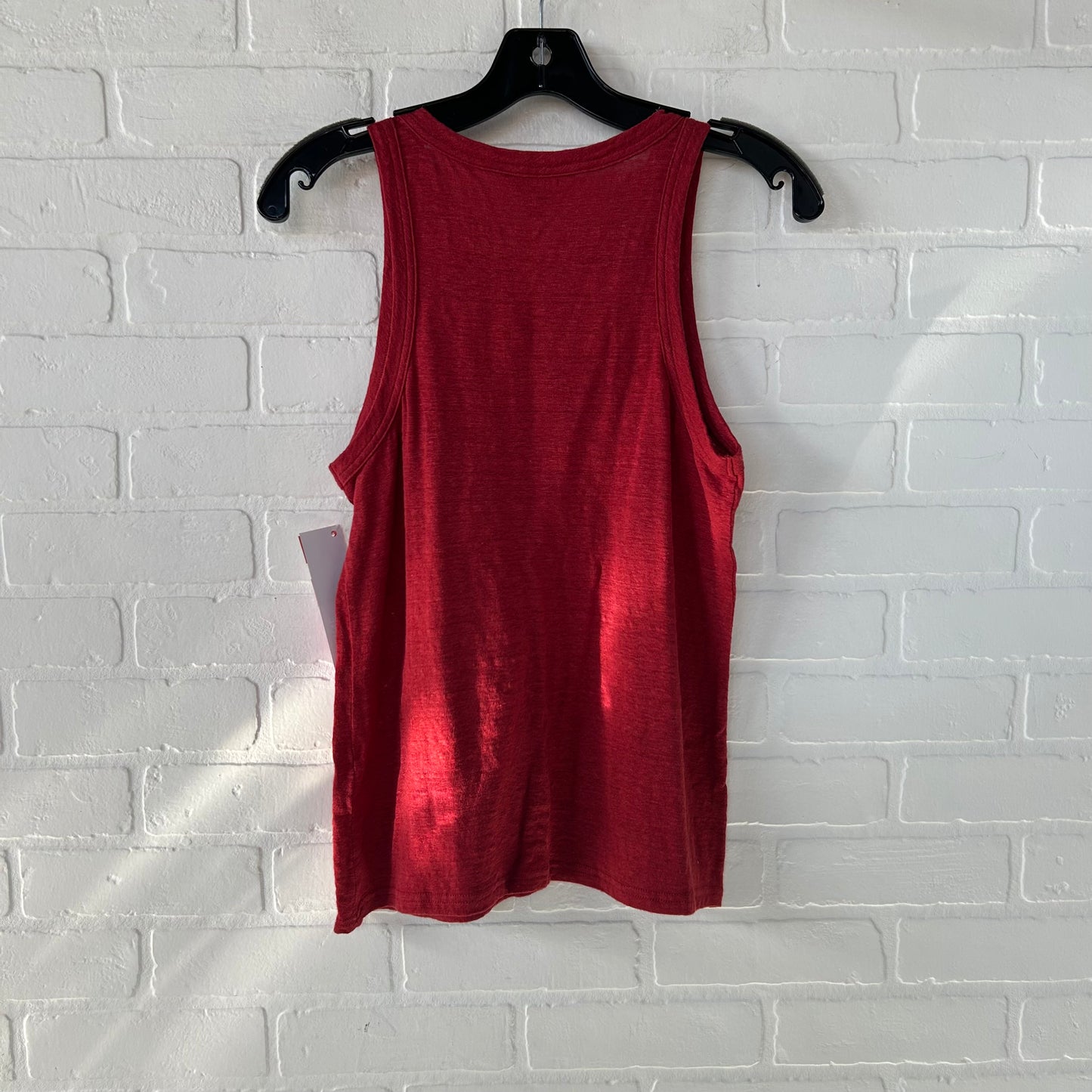 Top Sleeveless Basic By Banana Republic In Red, Size: S