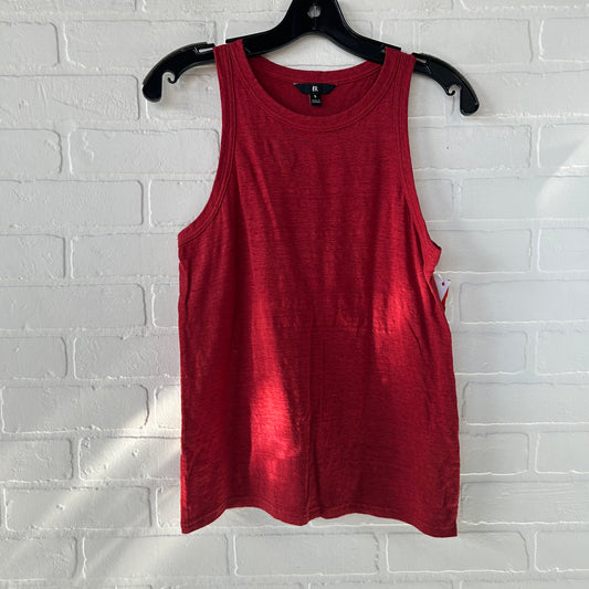 Top Sleeveless Basic By Banana Republic In Red, Size: S