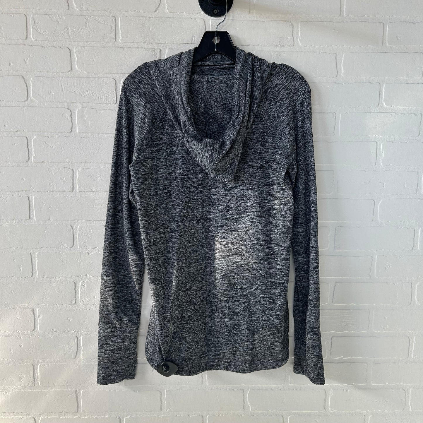 Athletic Top Long Sleeve Hoodie By Athleta In Grey, Size: S