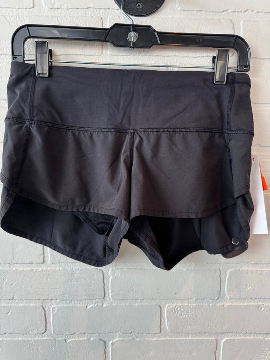 Athletic Shorts By Lululemon In Black, Size: 4