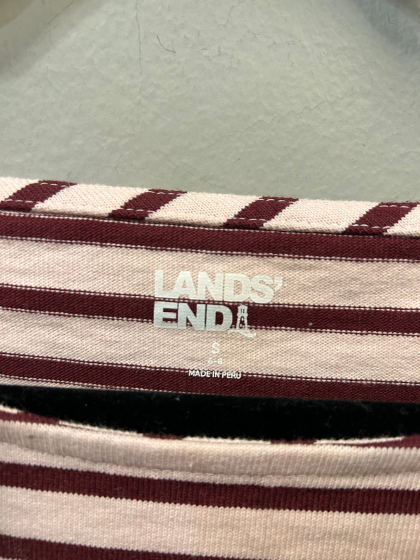 Top Long Sleeve By Lands End In Pink, Size: S