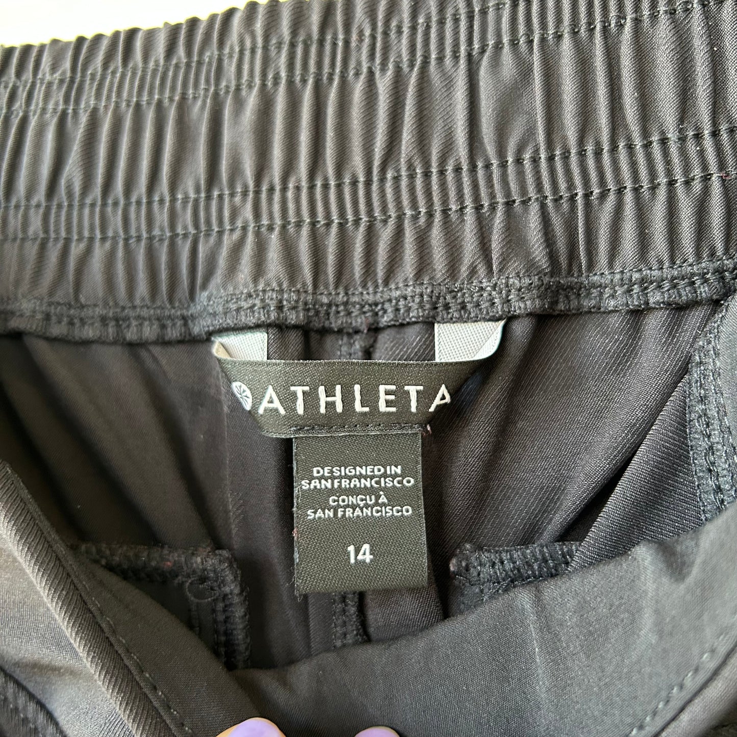 Athletic Pants By Athleta In Black, Size: 14