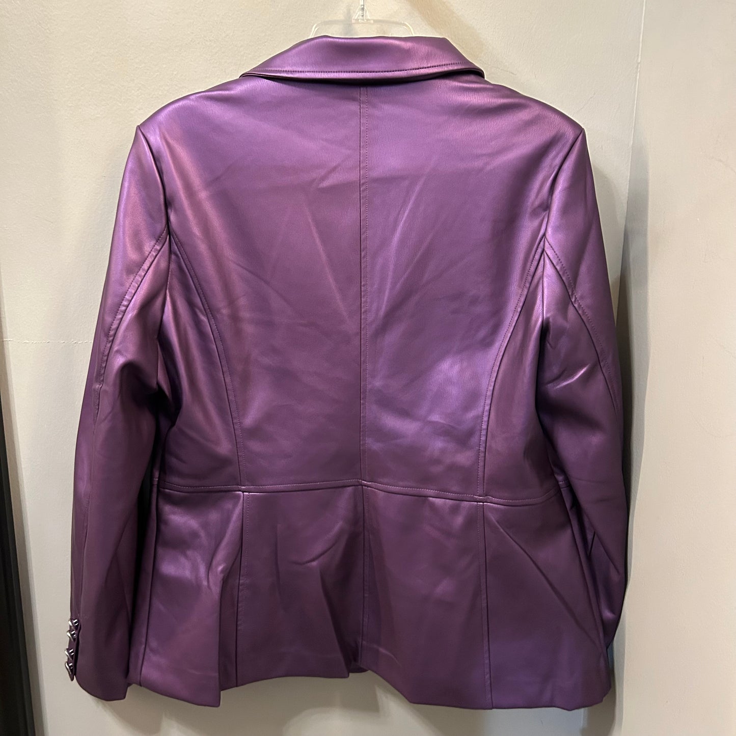 Jacket Moto By Bebe In Purple, Size: L