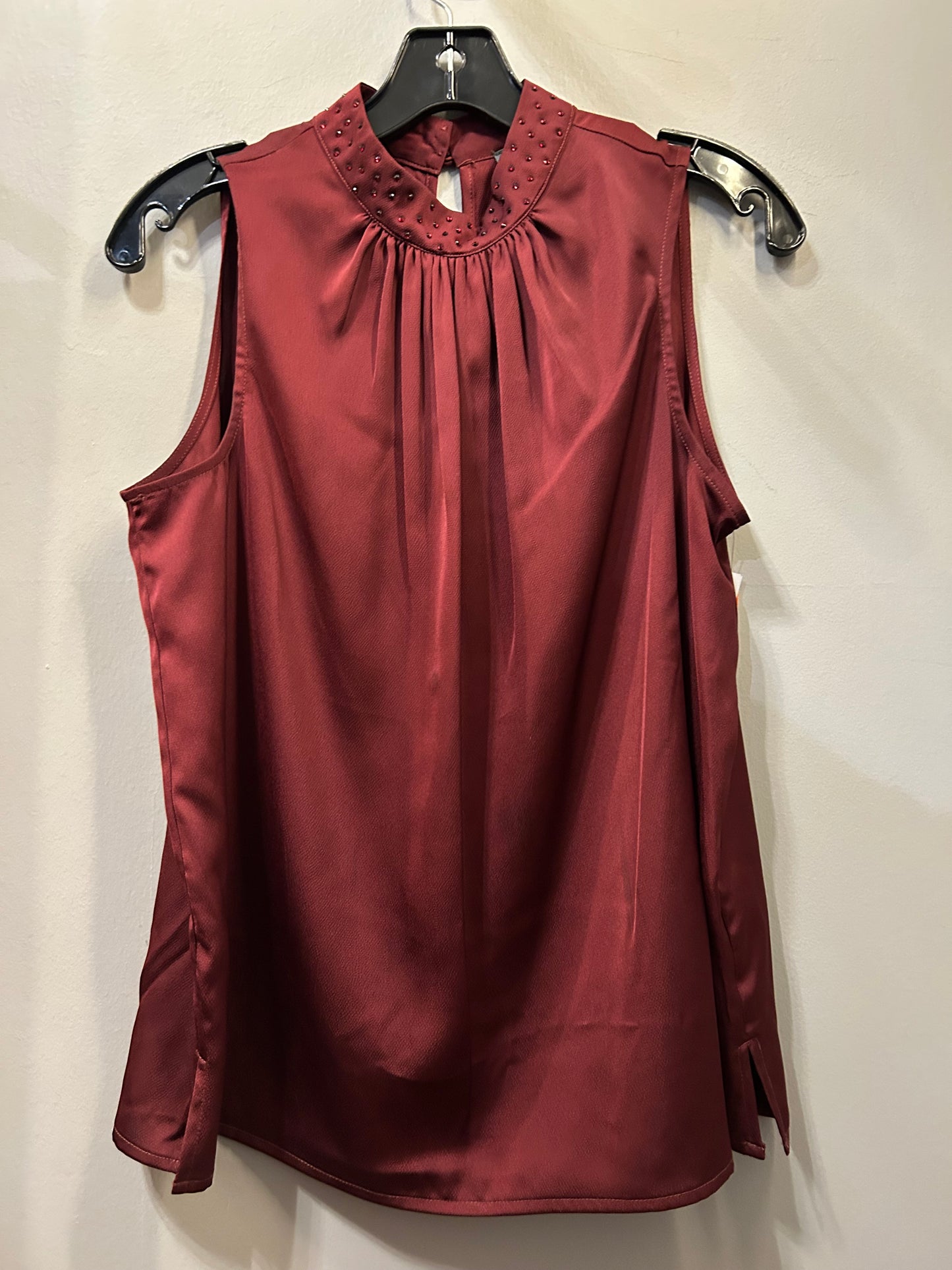 Top Sleeveless By Vince Camuto In Red, Size: S