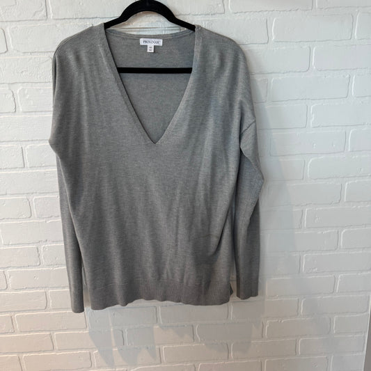 Sweater By Prologue In Grey, Size: Xs