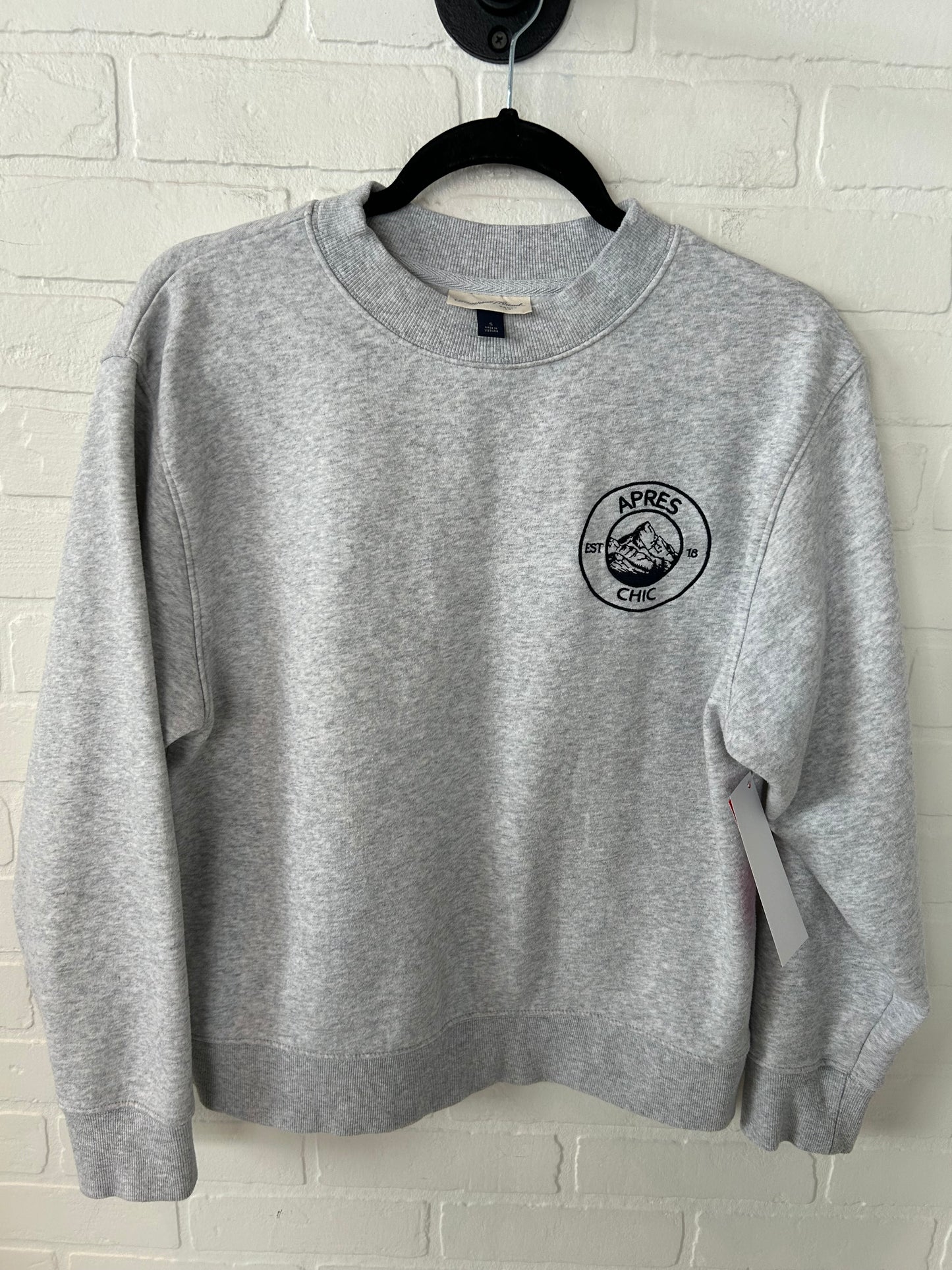 Sweatshirt Crewneck By Universal Thread In Grey, Size: S