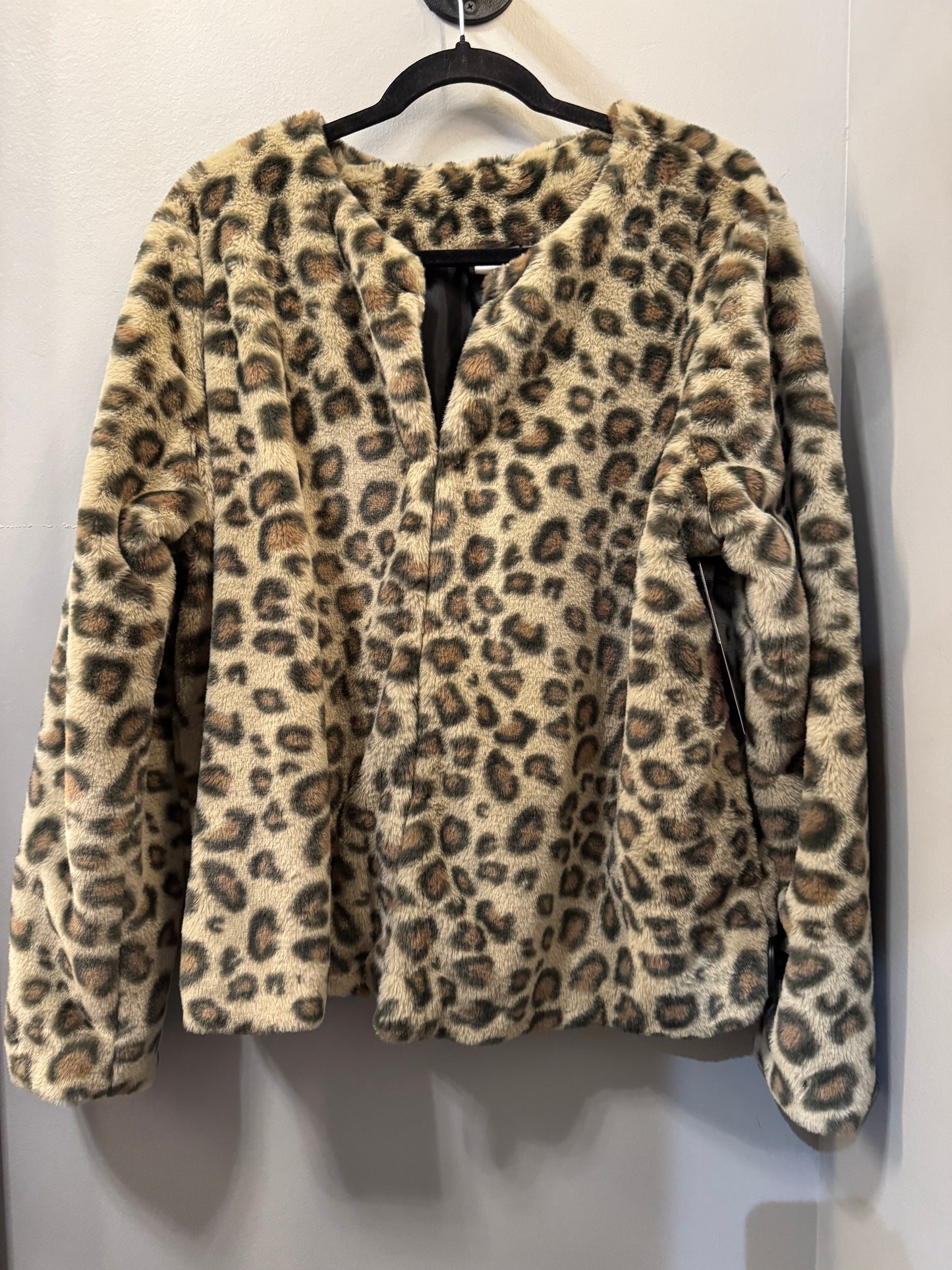 Jacket Faux Fur & Sherpa By New Directions  Size: Xl