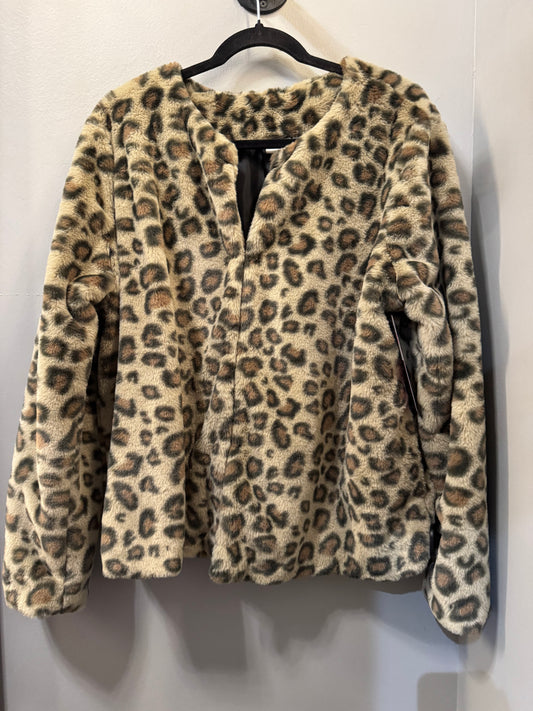 Jacket Faux Fur & Sherpa By New Directions  Size: Xl
