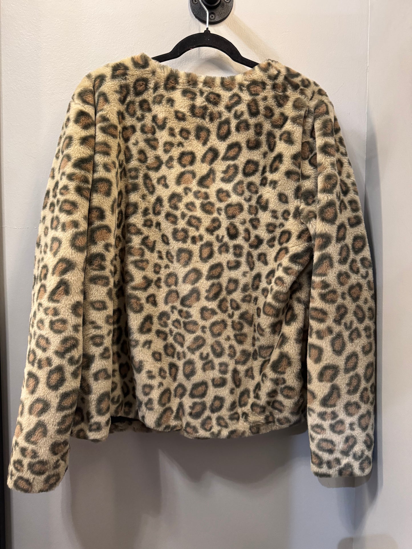 Jacket Faux Fur & Sherpa By New Directions  Size: Xl