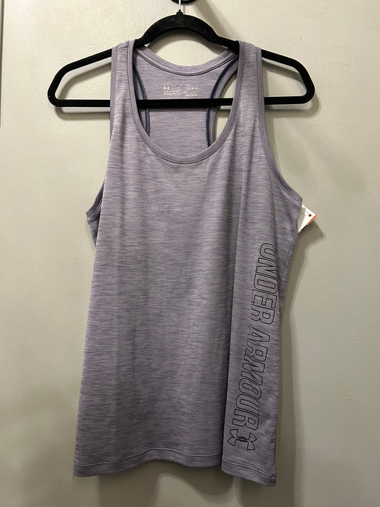 Athletic Tank Top By Under Armour In Purple, Size: L