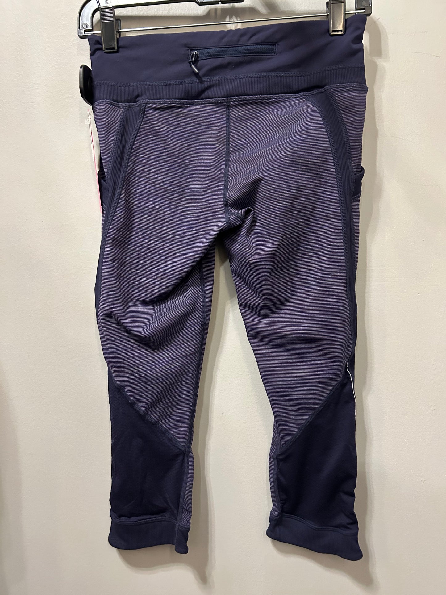 Athletic Leggings Capris By Lululemon In Blue, Size: 6