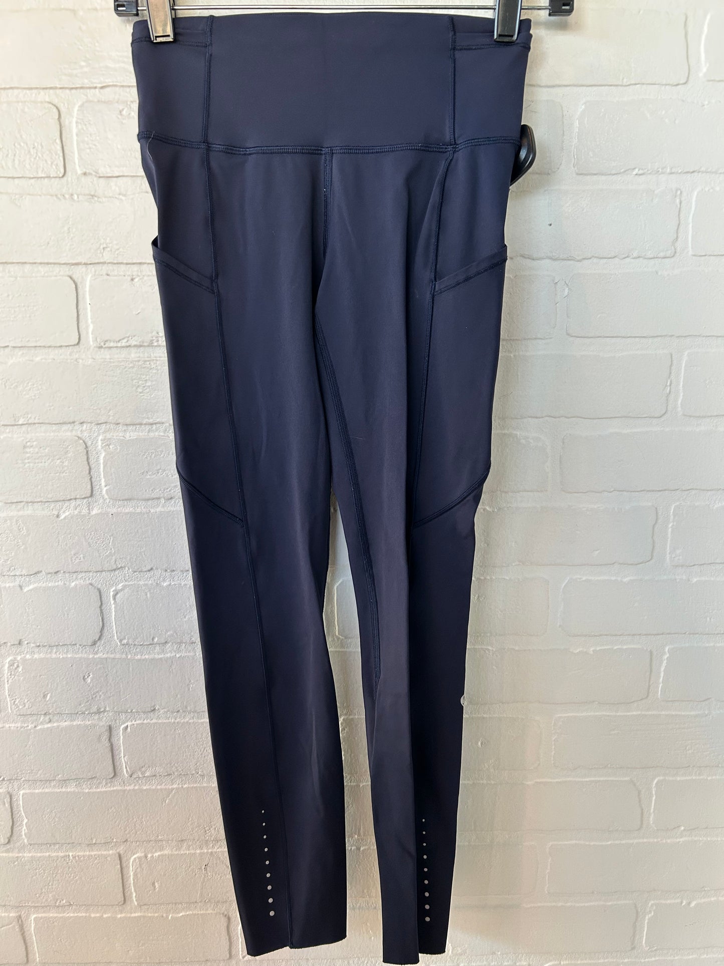 Athletic Leggings By Lululemon In Blue, Size: 4