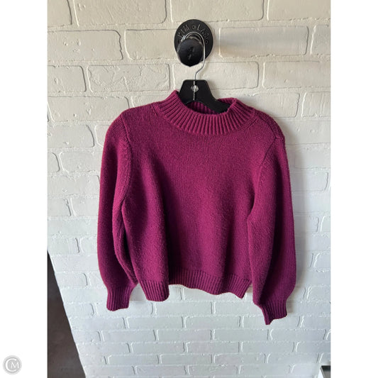Sweater By Ann Taylor In Purple, Size: M