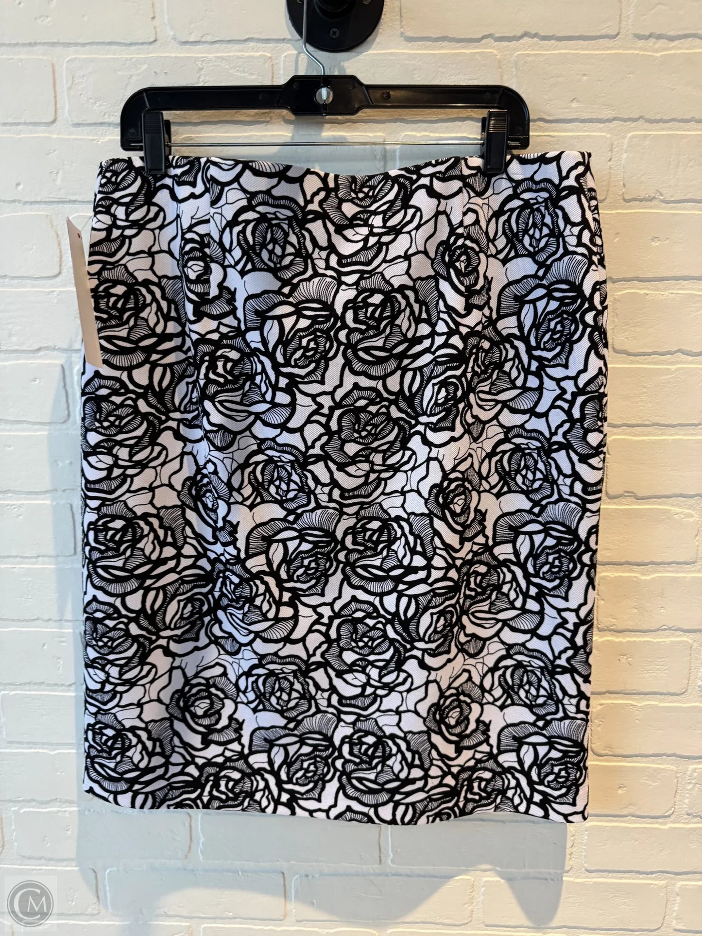 Skirt Midi By Jones Studio In Black & White, Size: 12