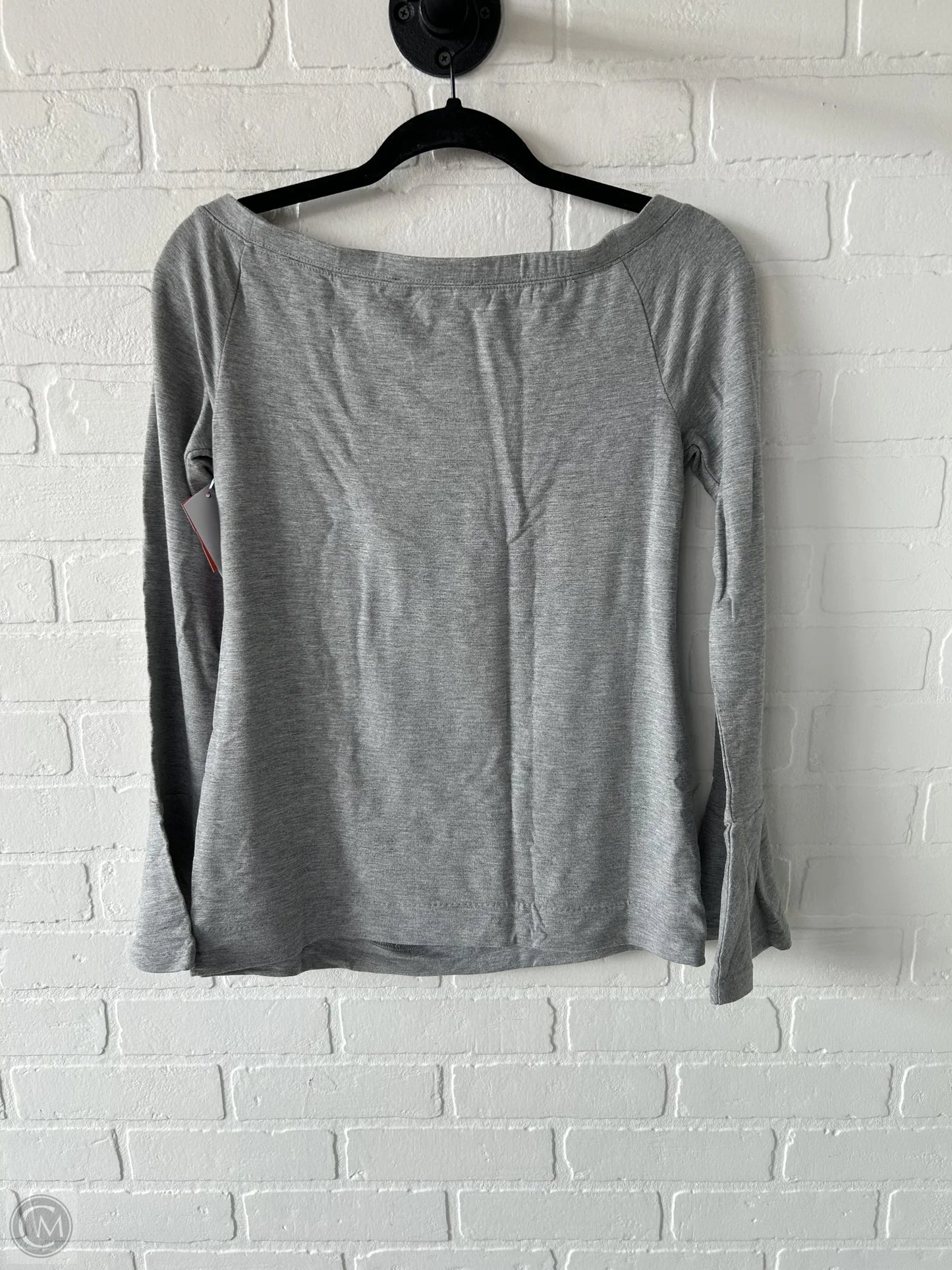 Top Long Sleeve By Catherine Malandrino In Grey, Size: S