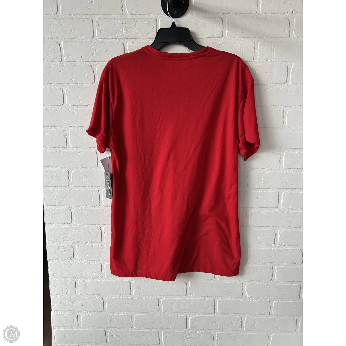 Top Short Sleeve Basic By galaxy by harvic In Red, Size: L