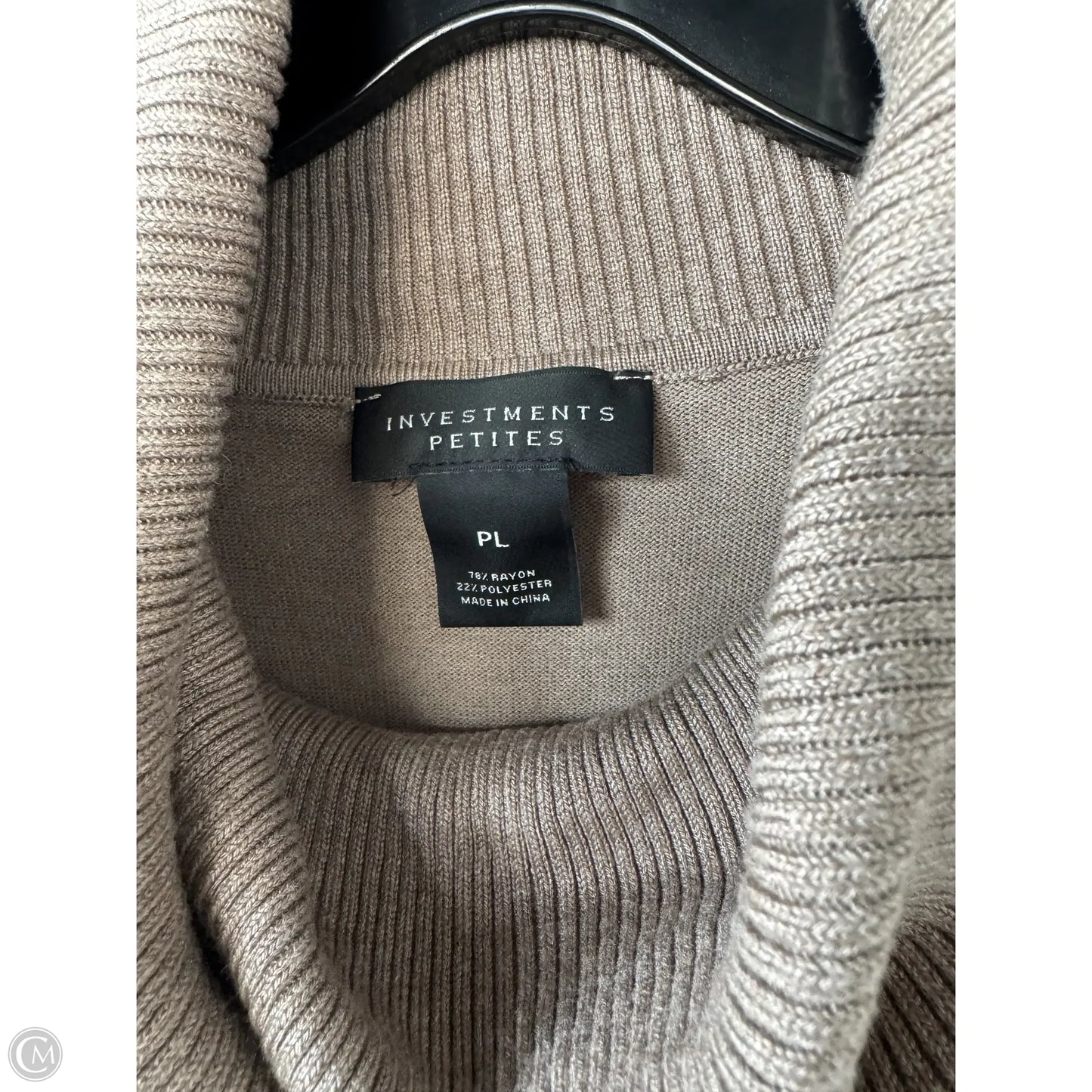 Sweater By Investments In Tan, Size: Lp