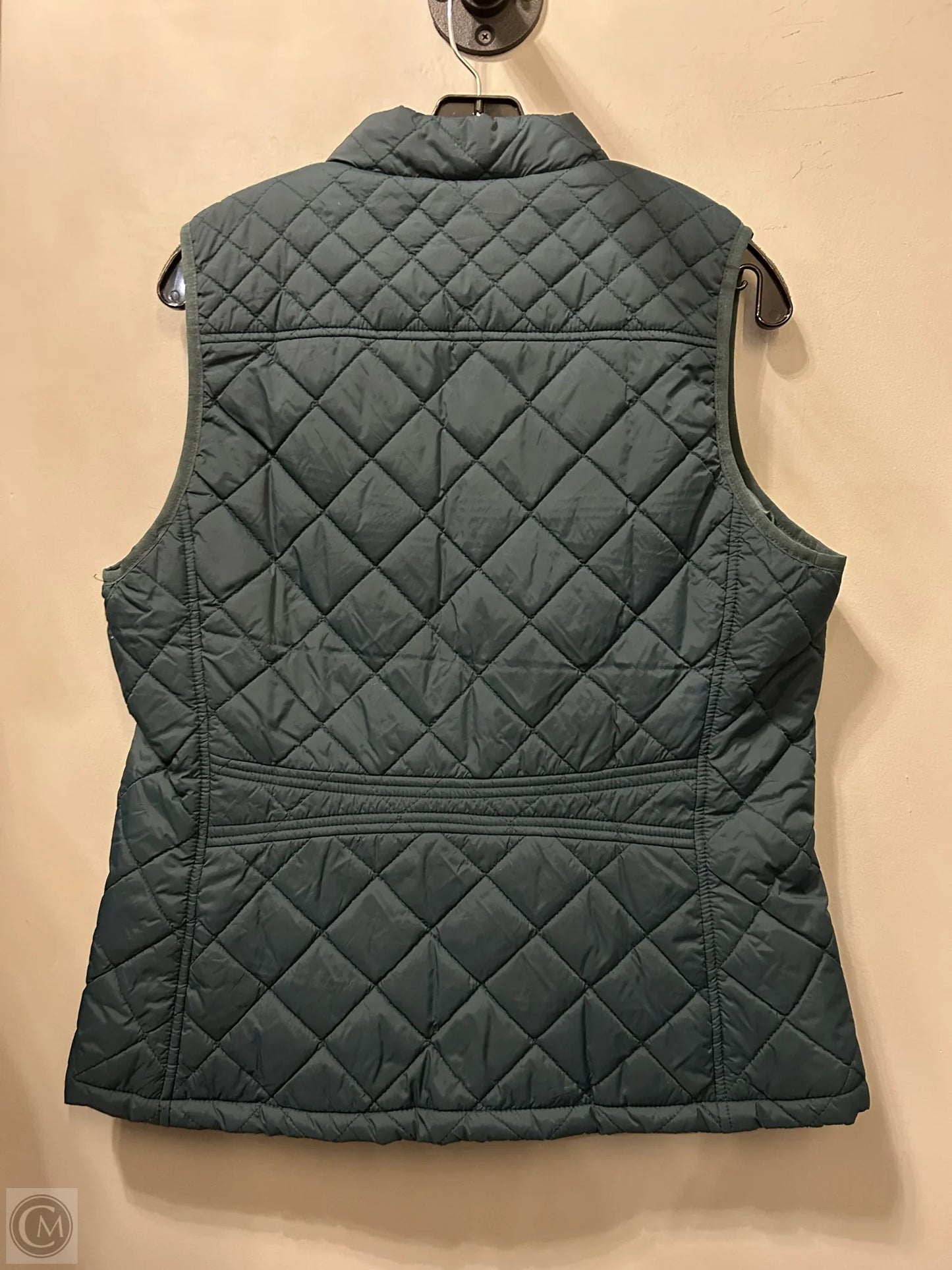 Vest Puffer & Quilted By Clothes Mentor In Green, Size: L