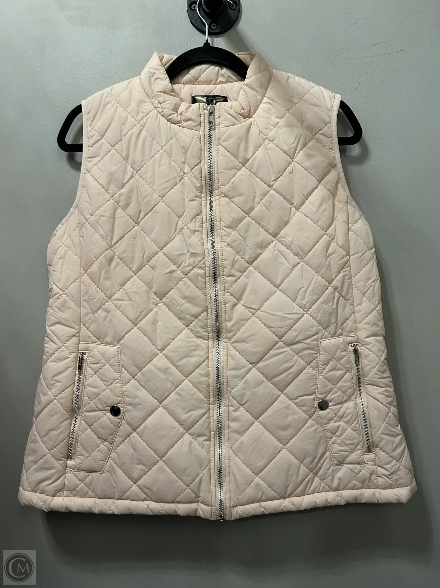 Vest Puffer & Quilted By Clothes Mentor In Pink, Size: L